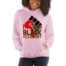 Load image into Gallery viewer, Women’s “I Am Black HERSTORY” Hoodie
