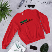 Load image into Gallery viewer, Unisex &quot;Black CommUNITY&quot; Sweatshirt
